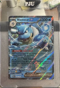 Pokemon Blastoise ex 009/165 Sv: Scarlet & Violet 151 Holo - Picture 1 of 3