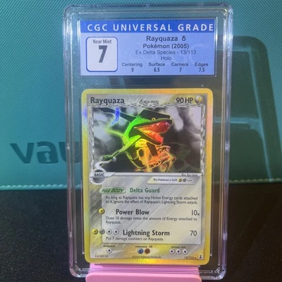 Rayquaza 13/113 Ex Delta Species Holo Card CGC 7 Near Mint - Изображение 1 из 4