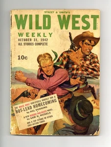 Wild West Weekly Pulp Oct 31 1942 Vol. 158 #3 VG Low Grade - Picture 1 of 3