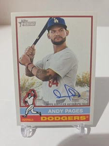2025 Topps Heritage - Real One Autographs Andy Pages #ROA-APA (AU) - Picture 1 of 6