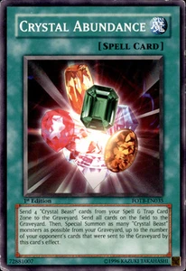 1st Ed Crystal Abundance FOTB-EN035 Yugioh - Picture 1 of 1