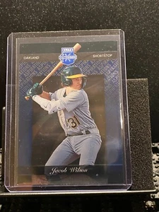 Jacob Wilson 2023 Elite Extra Aspirations Blue #26/349 - Athletics - Picture 1 of 2