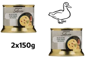 Foie Gras Bloc Canard 2x150gr sud-ouest Duck Liver French Luxuary Food Gourmet - Bild 1 von 4