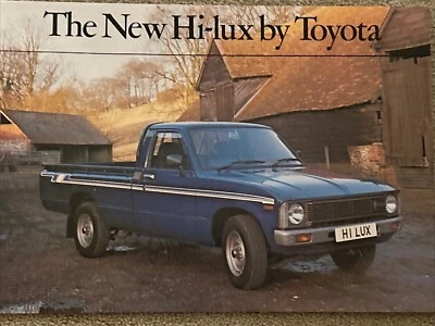Toyota Hilux Hi-Lux Pick Up Range Car Sales Info Brochure 1980 - Image 1 of 3