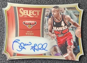 2014-15 Panini Select Spud Webb Die-Cut #44 Auto /99 - Picture 1 of 13
