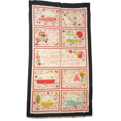 Joy in the Journey By Riley Blake Cotton Fabric Quilt Panel 24 X 44 - Image 1 of 4