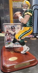 Brett Favre GB Packers NFL Figurine 8.5”- Danbury Mint with RC, Bear & Team Toy - Picture 1 of 22