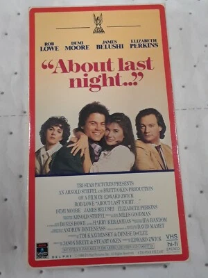 About Last Night... (VHS, 1998) Rob Lowe Demi Moore Foto 1 de 4