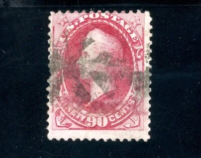 Scott 155 Used FVF US 1872 Bank Note Perry +Cert SCV $350+ - Image 1 of 3