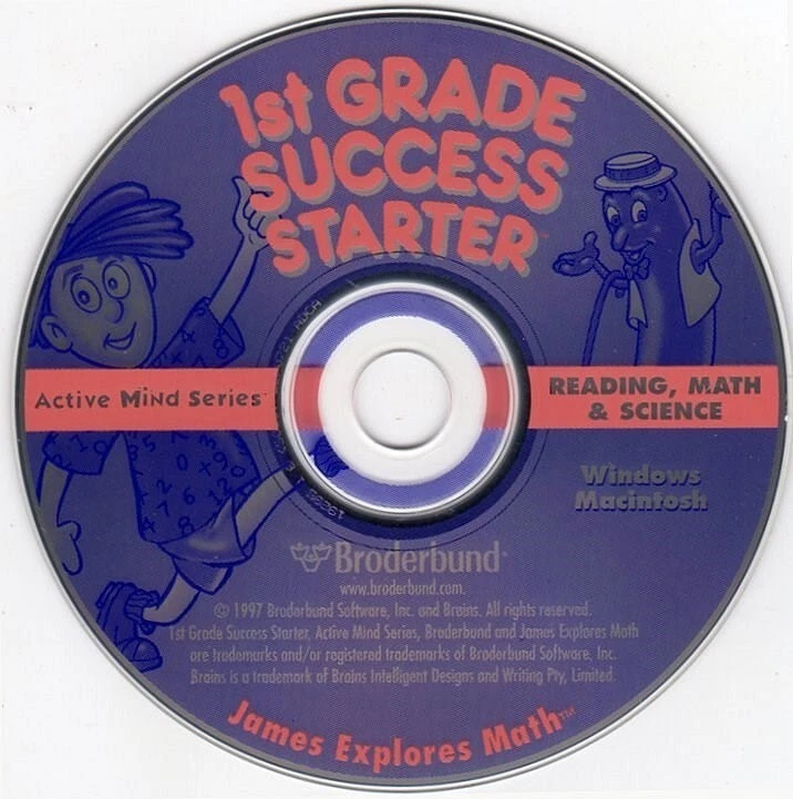 James Explores Math (Ages 3-6) (CD, 1997) for Win/Mac - NEW CD in SLEEVE - Image 1 of 1
