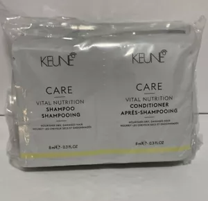 Keune Care Vital Nutrition Shampoo & Conditioner 0.3 oz ( x 24 Sample Packs ) - Picture 1 of 12