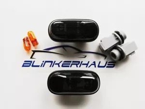 Intermitentes laterales NEGROS Honda S2000 Civic CRX Accord Coupe Integra NSX Logo TypeR - Imagen 1 de 3