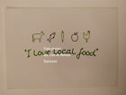 I Love Local Food Farm Fresh Express Publicité  Carte Postale