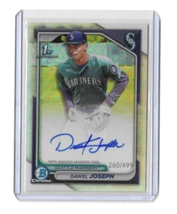 2024 Bowman Chrome - Prospect Autografi Rifrattore #CPA-DJ Dawel Joseph /499 (AU - Foto 1 di 2