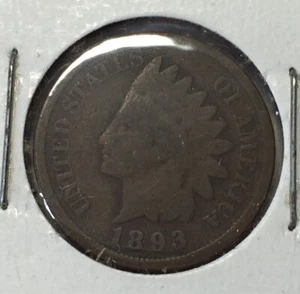 1893 Philadelphia Mint Indian Head Cent United States 1c - Picture 1 of 4
