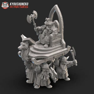 Nano Alto Re Trono del Potere, DnD Fantasy Nani Lord Miniature, Kyoushuneko - Foto 1 di 2