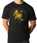 Leo Star Sign With Zodiac Moon T Shirt By Vkg