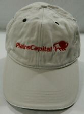 PlainsCapital Bank Texas khaki Cutter & Buck Hat Cap logo