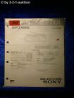 Sony Service Manual CFS 203L Cassette Corder (#0350)