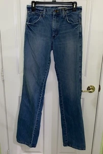 Wrangler Jeans 29 X 38 Blue Western Mens - Picture 1 of 10