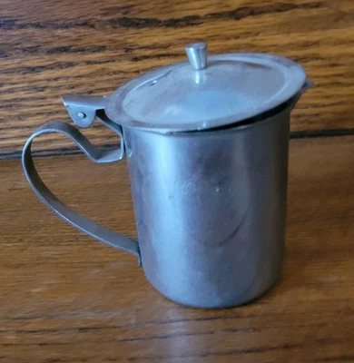 Dispensador de crema/jarabe de acero inoxidable vintage (LL) Foto 1 de 4