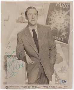 RAY BOLGER Signed PSA/DNA Certified Autograph 8X10 Movie Ad Photo - Picture 1 of 3