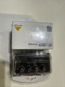 BEHRINGER MX400 Micro MIX Ultra Low-Noise 4-channel Line Mixer w/ adapter NEW - Picture 1 of 2