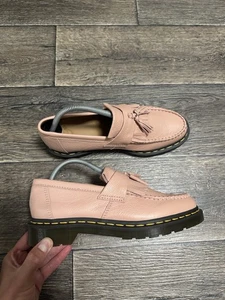 dr martens adrian halbschuhe damen leder peach eu41 uk7 us9  - Bild 1 von 8