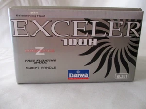 DAIWA EXCELER 100H RT HAND BAIT CASTING REEL VERY SANFT GEBRAUCHT OVP - Bild 1 von 9