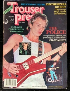 TROUSER PRESS MAGAZINE #73 May 1982 Police Ultravox Fingerprintz Waitresses - Picture 1 of 5