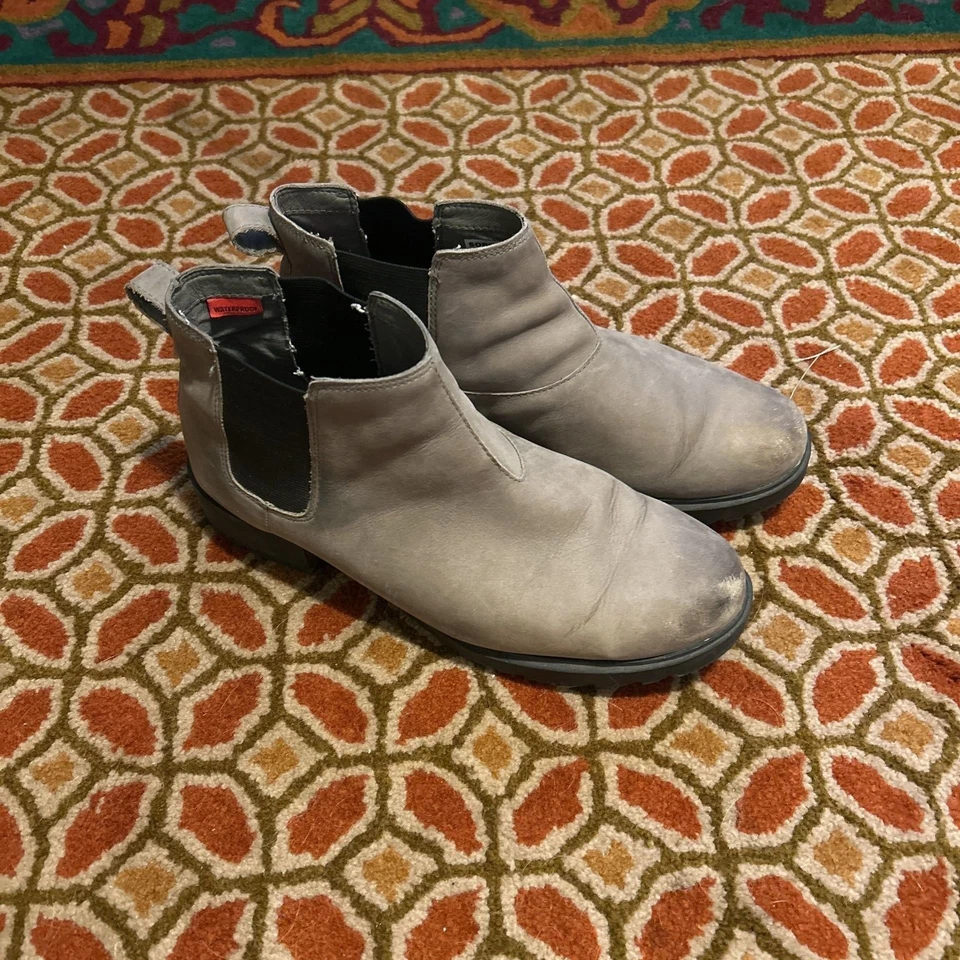 Bota Chelsea Sorel Gris Emelie II Impermeable Mujer Talla 11 Foto 1 de 4