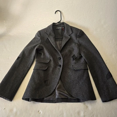 Blazer Literature Noir Gris Pequeño Lana Foto 1 de 4