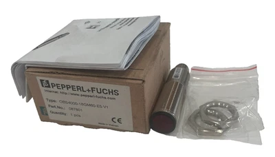 NEW PEPPERL+FUCHS OBS4000-18GM60-E5-V1 SENSOR 087801 OBS400018GM60E5V1 - Image 1 of 4