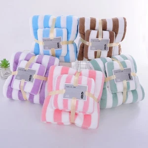 Super Soft Highly Absorbent Quick-Dry Bath Fluffy Towels 2Pcs Bath Towels Set ä - Picture 1 of 16