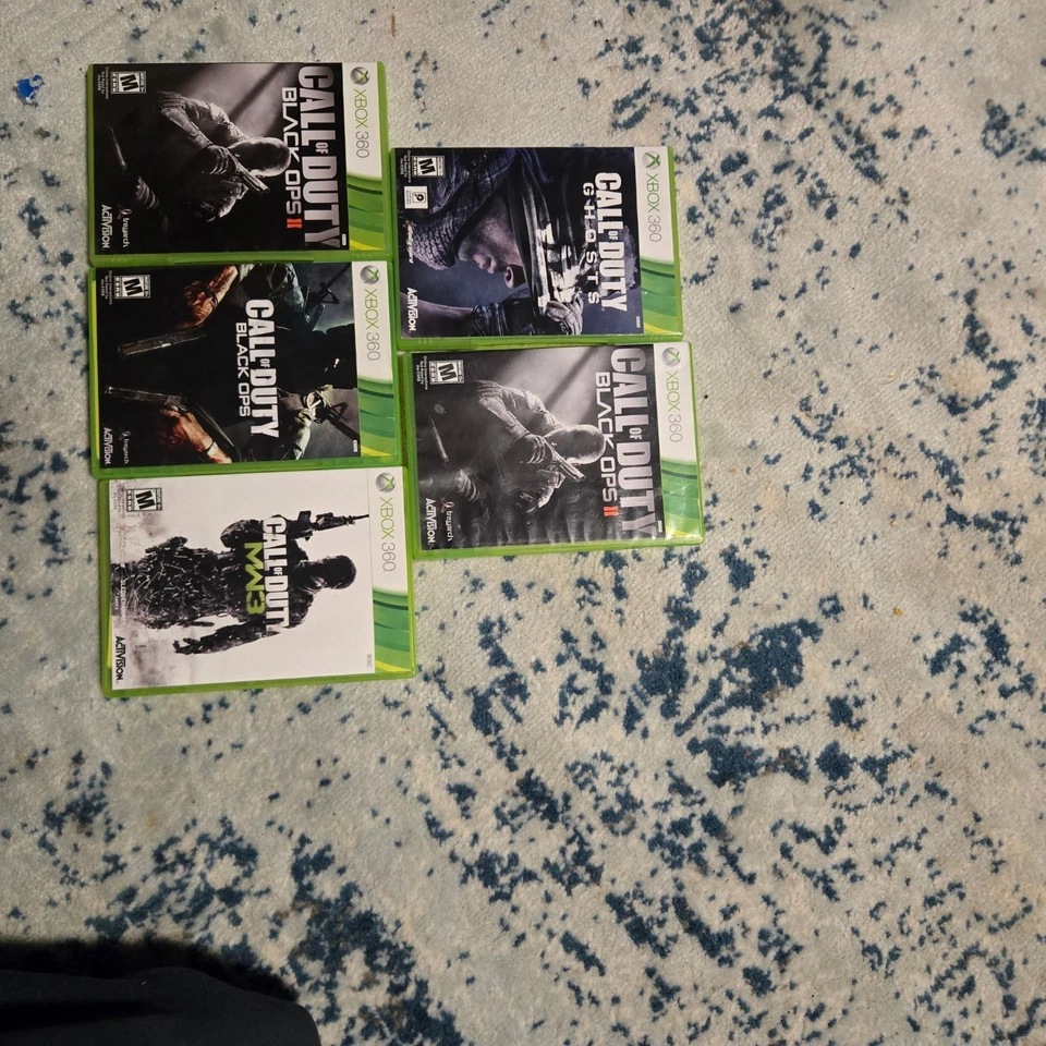 Call of Duty Xbox 360 8 Game Bundle COD 4, WaW, MW2, BO, MW3, BO2, Ghosts, AW Foto 1 de 1