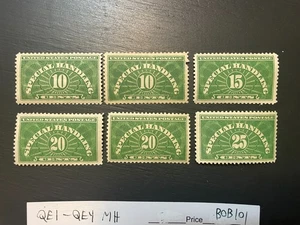 Buffalo Stamps: Set of Unused MH 1925-28 Special Handling Scott# QE1-QE4 - Picture 1 of 1