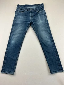 Levis 511 Jeans Mens 33x30 Blue Denim Slim Straight Stretch (Act 30x26.5") - Picture 1 of 16
