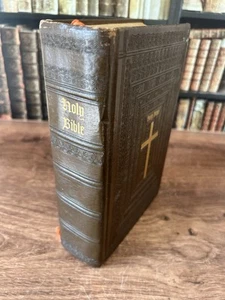 Catholic Family Edition of The Holy Bible John J. Crawley Douay 1953 Gold Gilded - Picture 1 of 8