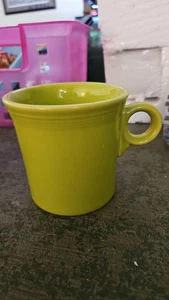 Fiesta Kaffeetasse - Limette - 10 Unzen - runder Griff - Bauernhaus MCM Dekor - Bild 1 von 3