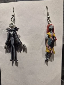 Jack und Sally Figuren Ohrringe - Bild 1 von 3