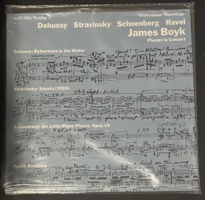 new JAMES BOYK - DEBUSSEY Reflections STRAVINSKY Sonata RAVEL Sonatina etc. PR-4 - Picture 1 of 2