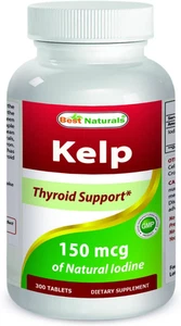 Best Naturals Kelp Supplement 150 Mcg Tablet, 300 Count - Picture 1 of 12
