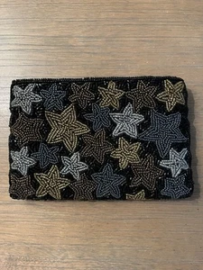 Neiman Marcus portamonete vintage con perline trucco sera anni 70 - Foto 1 di 3