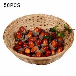 Fake Artificial Acorn Nut Autumn Display Home Party Household Supplies - Picture 1 of 12