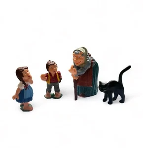 Hänsel Gretel Hexe Figuren Märchenfiguren für das Hexenhaus - Hexe 7cm - Bild 1 von 6