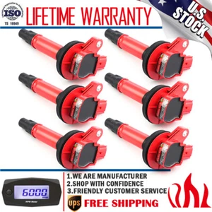 6 Pack High Performance Ignition Coil For Mazda 6 2009-2013 /CX-9 2008-2018 3.7L - Picture 1 of 15