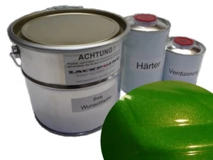 1,75 Liter Set 2K Autolack Mamba Grün Metallic kein Klarlack Farbe Glanz neu ! - Bild 1 von 1