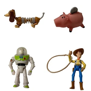4 Vintage Burger King Toys TOY STORY Woody, Buzz Lightyear, Hamm & Slinky - Picture 1 of 11