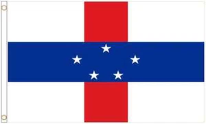 Netherlands Antilles 1986 to 2010 Polyester 5'x3' Flag - Picture 1 of 3