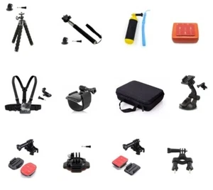 32 Piece Accessories Kit for GoPro / Insta360 / Osmo Action 3 & 4 / SJCAM - Picture 1 of 12